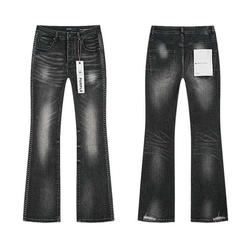 Design Distressed Black Flared Jeans - 25