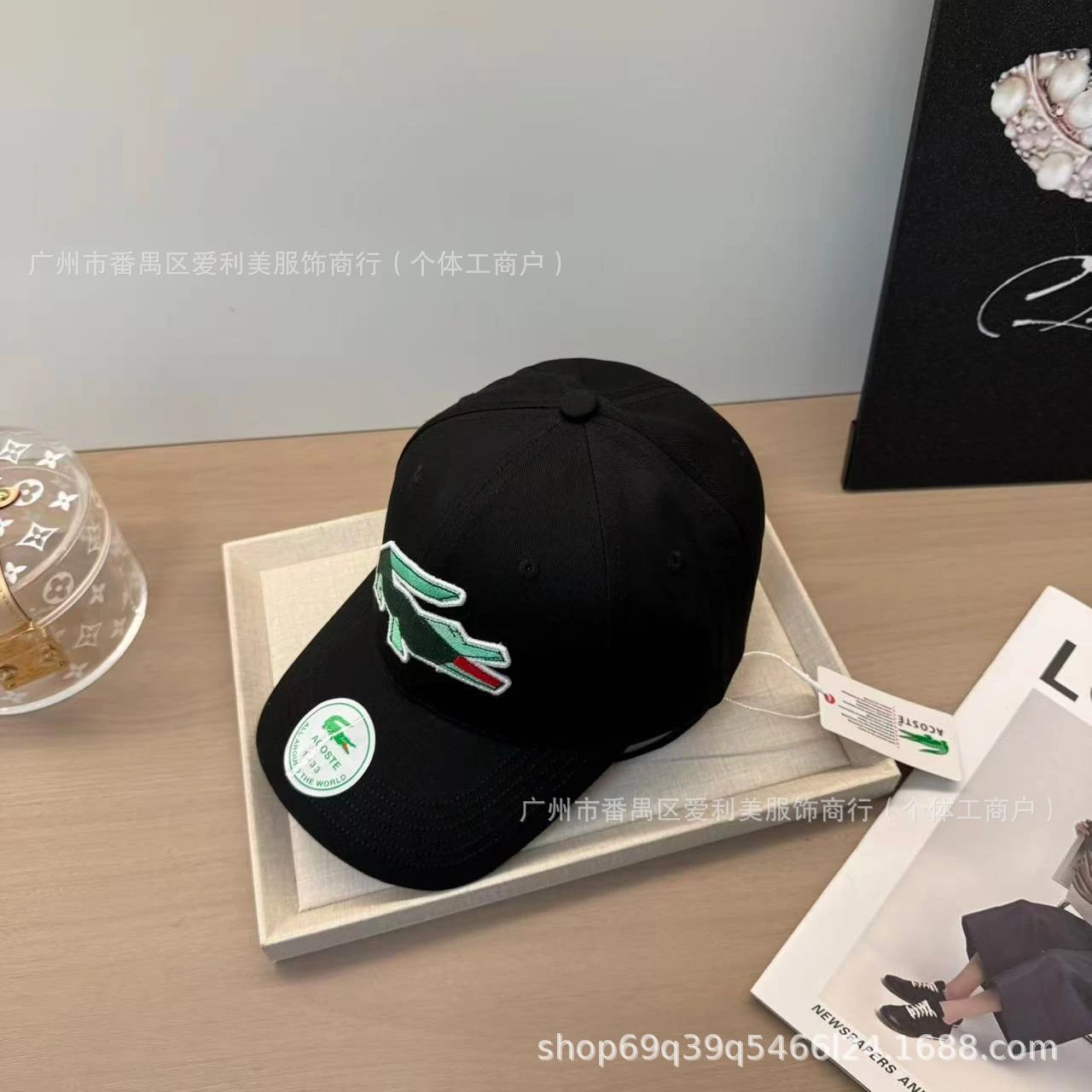 Lacoste Crocodile Embroidered Baseball Cap in Multiple Colors - 27