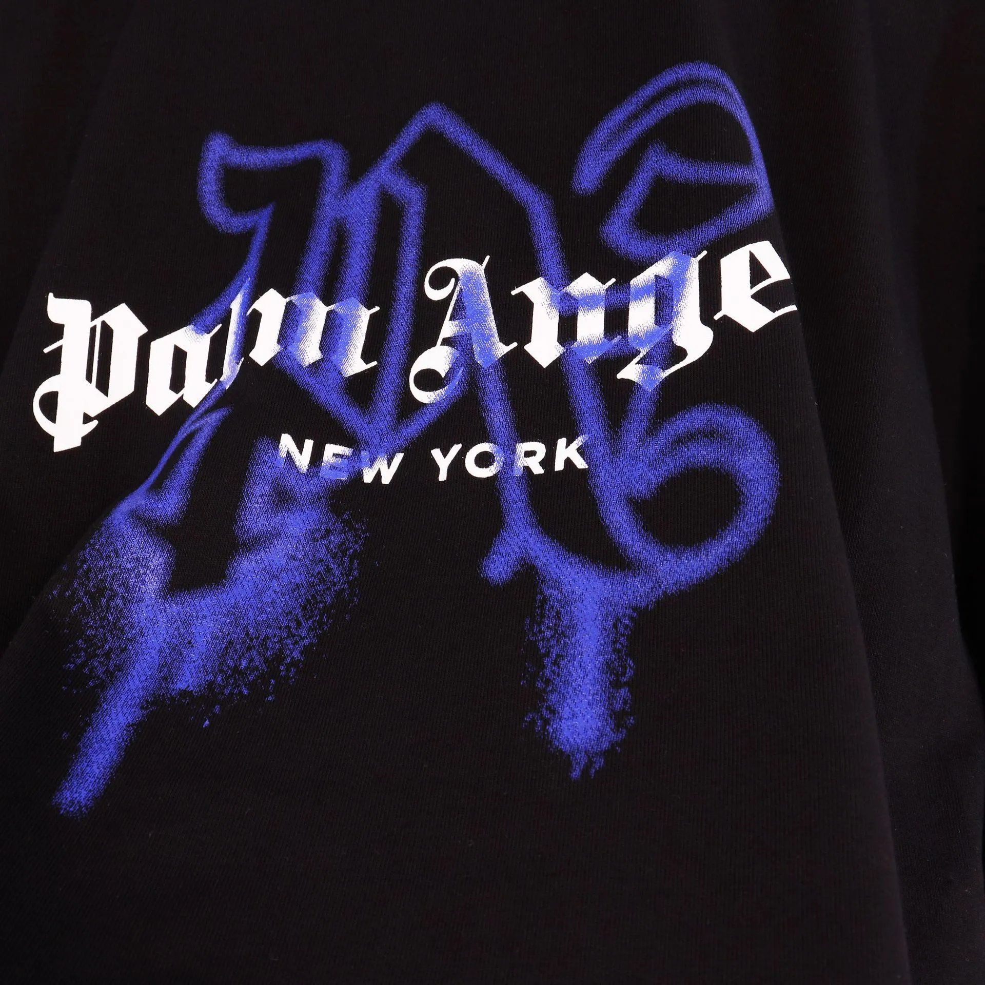 Palm Angels Palm Tree Print Oversized T-Shirt Black - 21