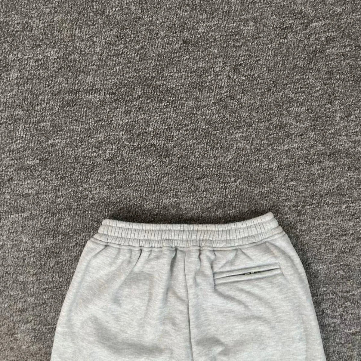 Burberry Logo-Embroidered Heather Gray Sweatpants - 12