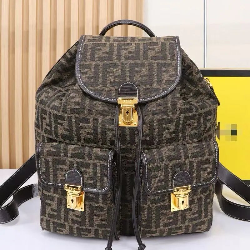 Fendi Zucca Canvas Mini Backpack Brown - 2