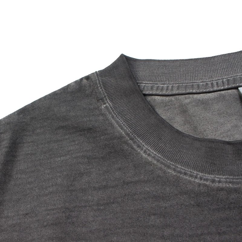 Acne Studios Logo Print Washed Gray T-Shirt - 14