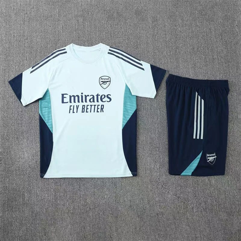 Arsenal FC Pink Third Kit 2023-24 Jersey and Shorts Set - 2