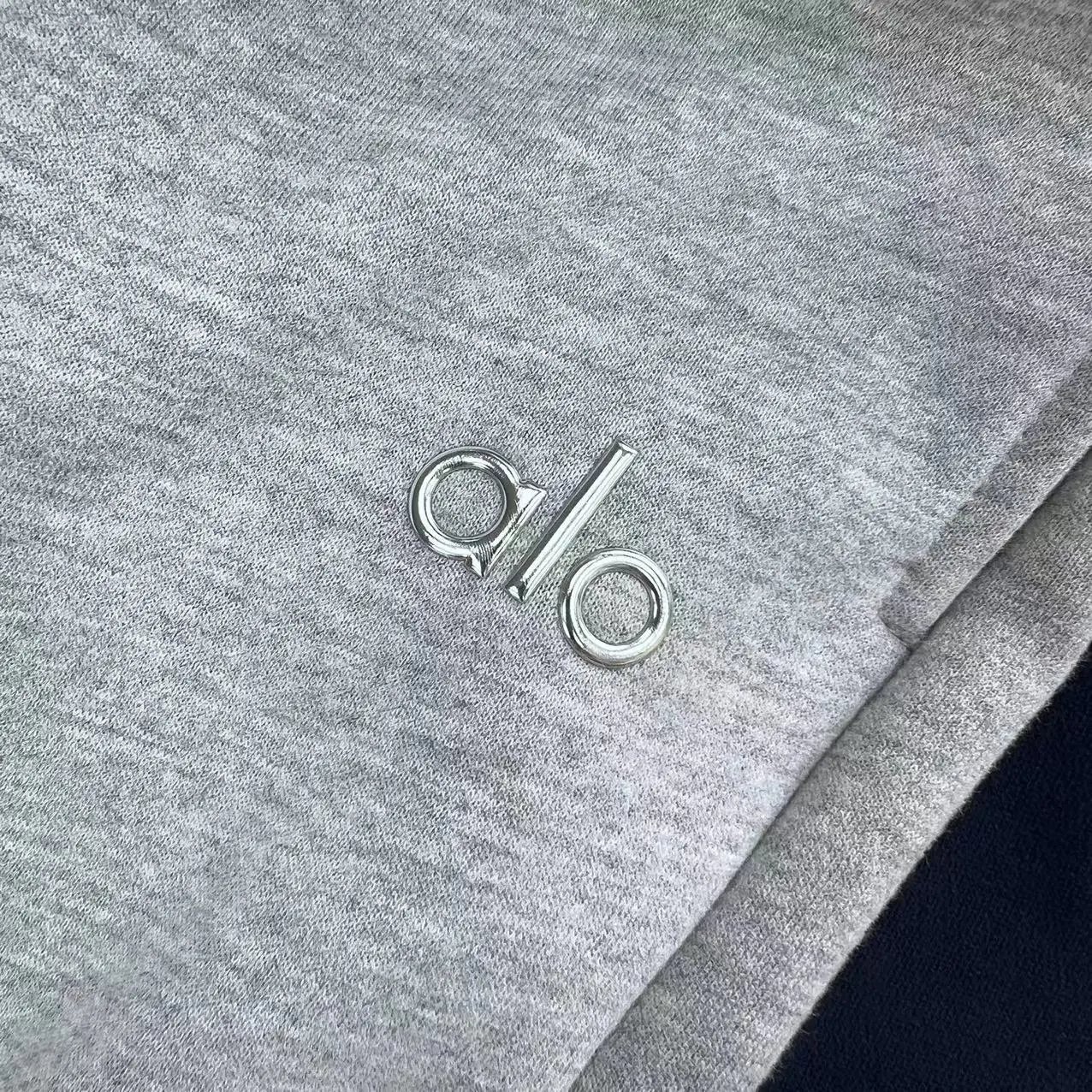 Alo Yoga Essential Crewneck Sweatshirt and Jogger Set Sky Blue - 9