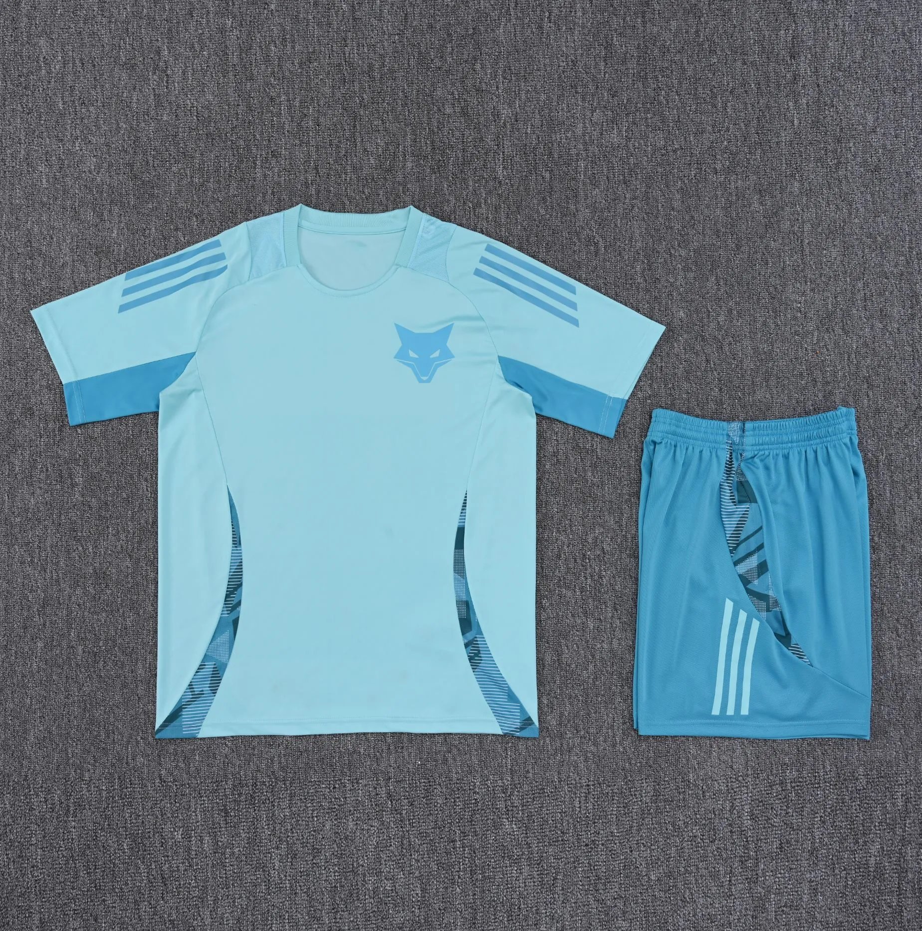 Paris Saint-Germain Training Kit Blue Navy Sets - 8