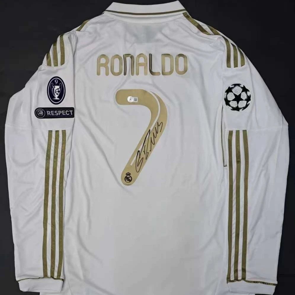 Real Madrid Football Jerseys Long-sleeve signed player jersey image 2