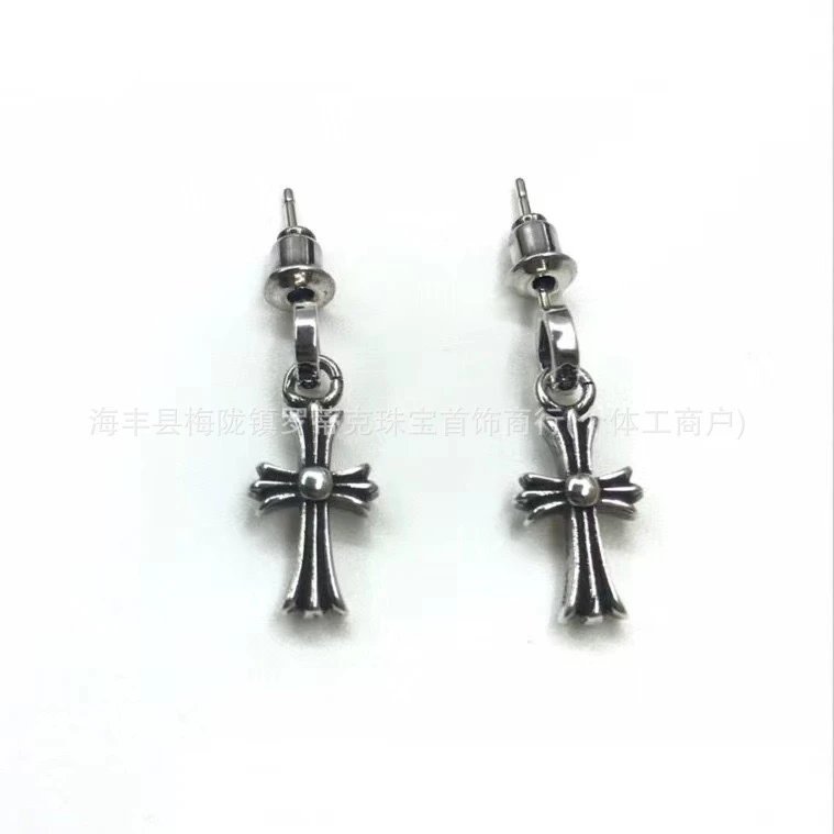 Design Floral Scroll Stud Earrings Silver Jewelry - 2