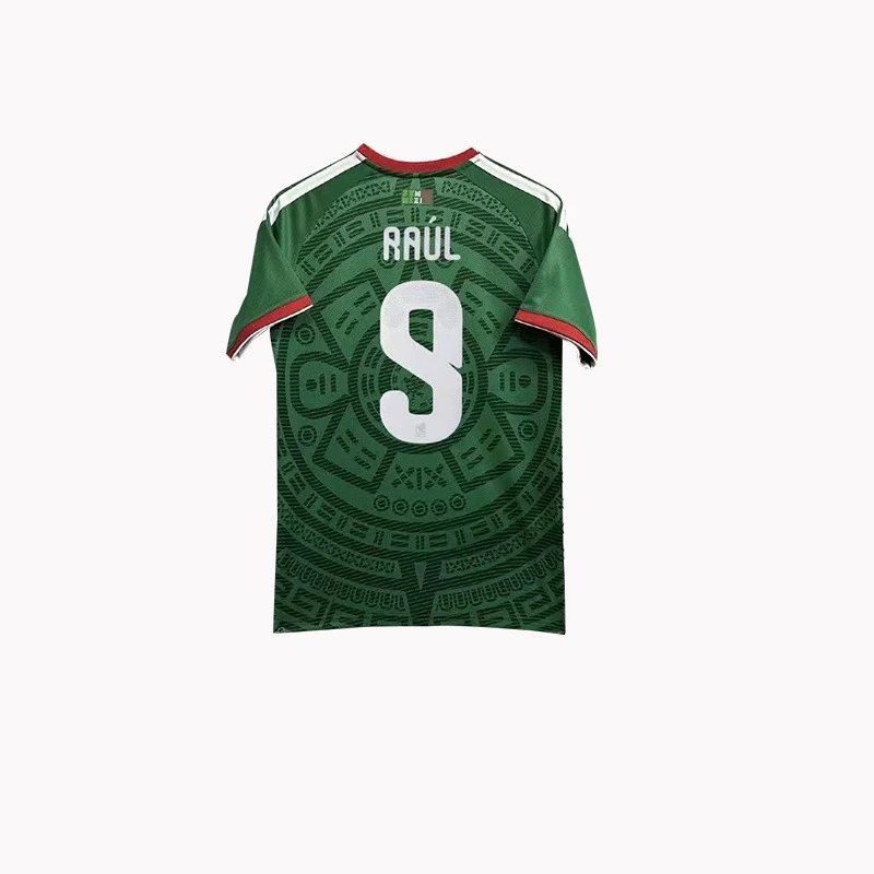 Design Mexico National Team 2022 Home Jersey Green S. Giménez #11 Jersey - 11