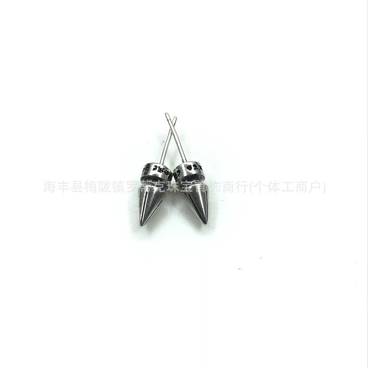 Design Floral Scroll Stud Earrings Silver Jewelry - 13