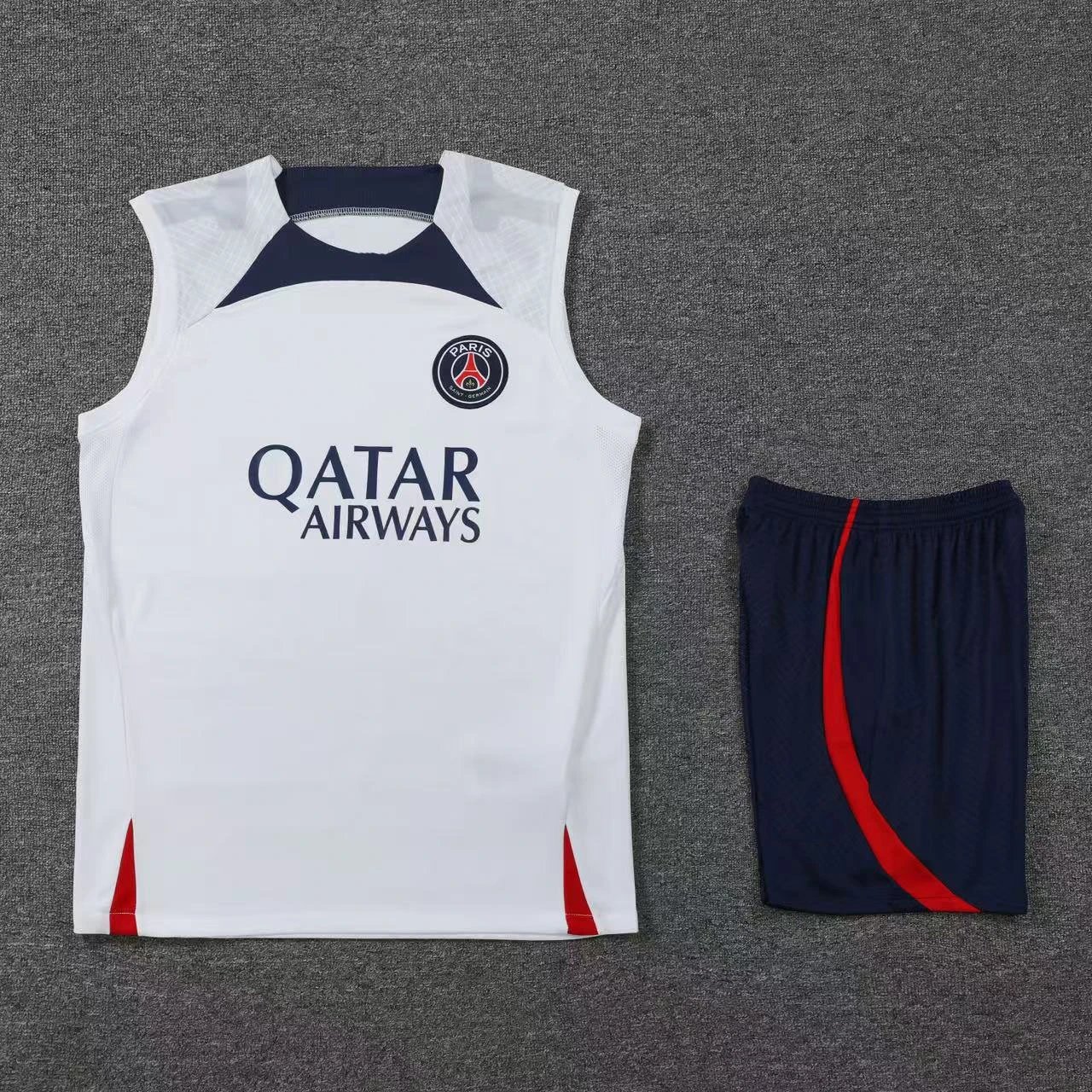 Arsenal FC x Adidas Training Set Multicolor Vest and Black Shorts - 4