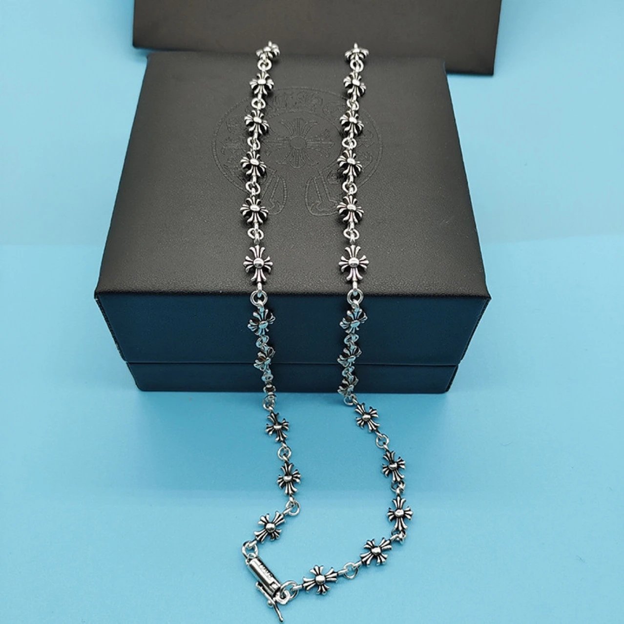 Design Silver Cable Chain Necklace Jewelry - 5