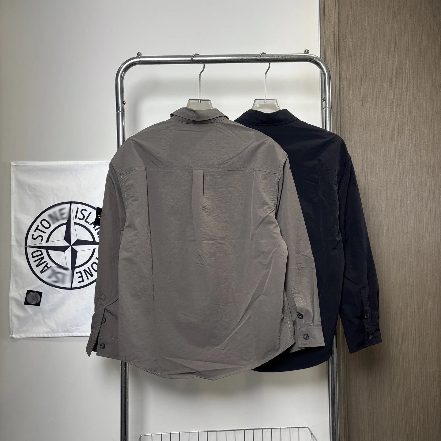 Stone Island Black Utility Shirt Tops Shirt - 3