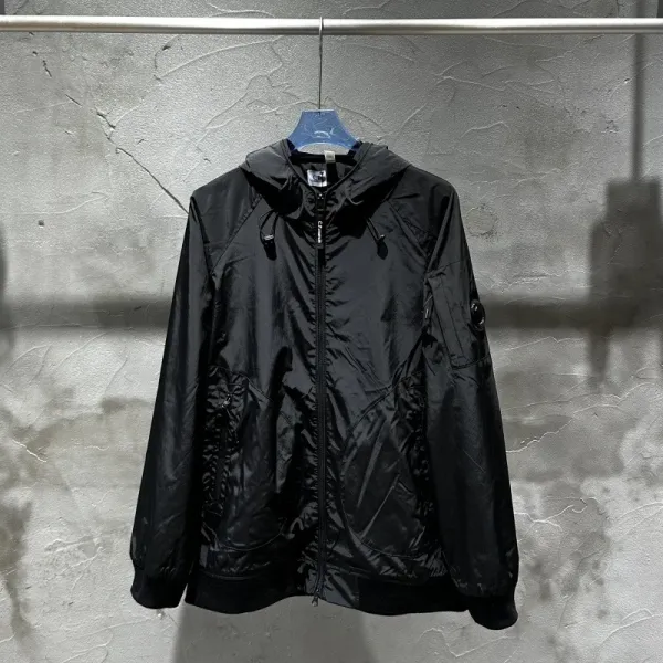 C.P. Company Hooded Windbreaker Jacket Army Green Outerwear - 4