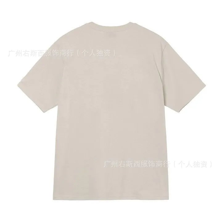 Stussy x Nike Peace Love Swoosh Beige T-Shirt - 25