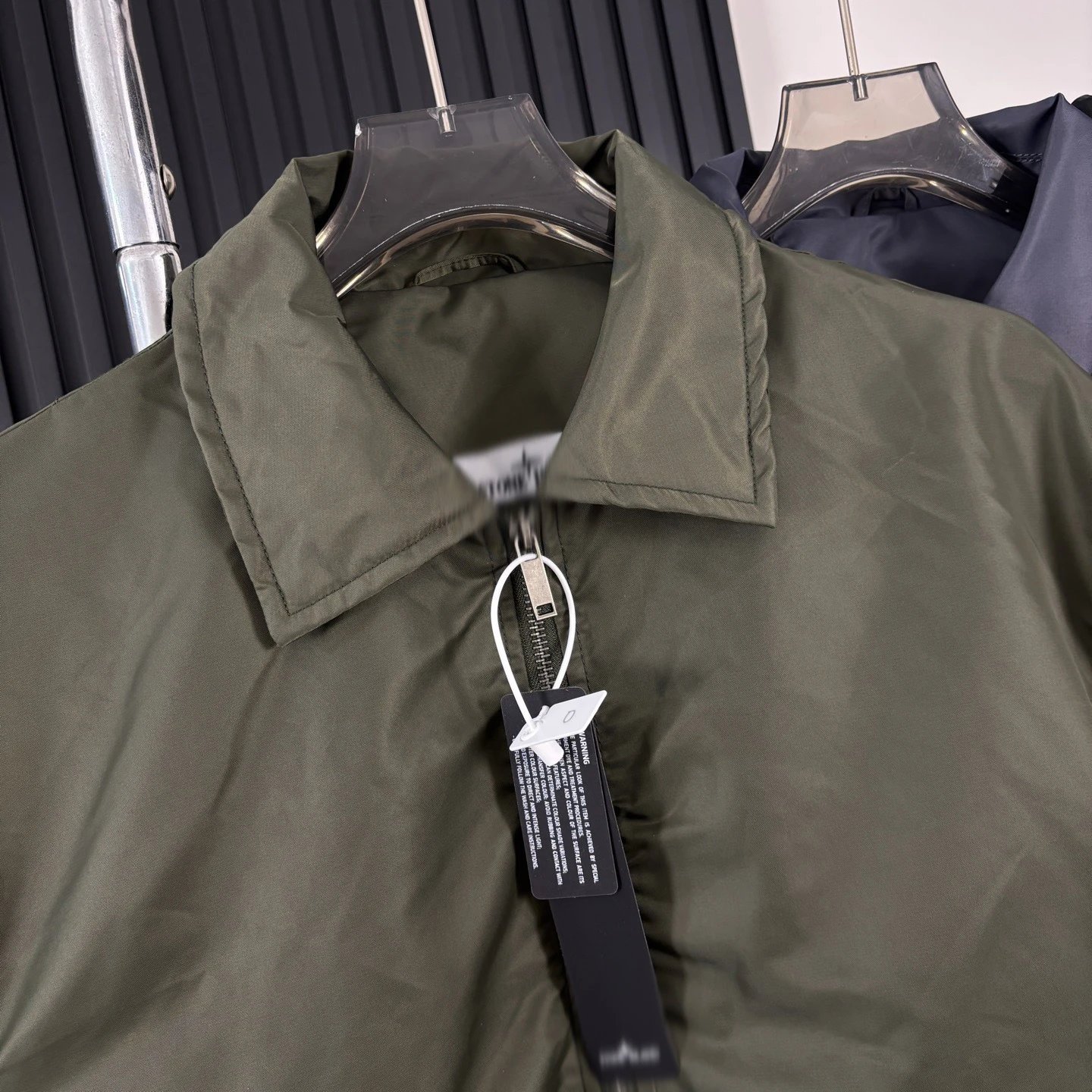 Stone Island Shadow Project MA-1 Bomber Jacket Army Green Jacket Outerwear Jacket - 8