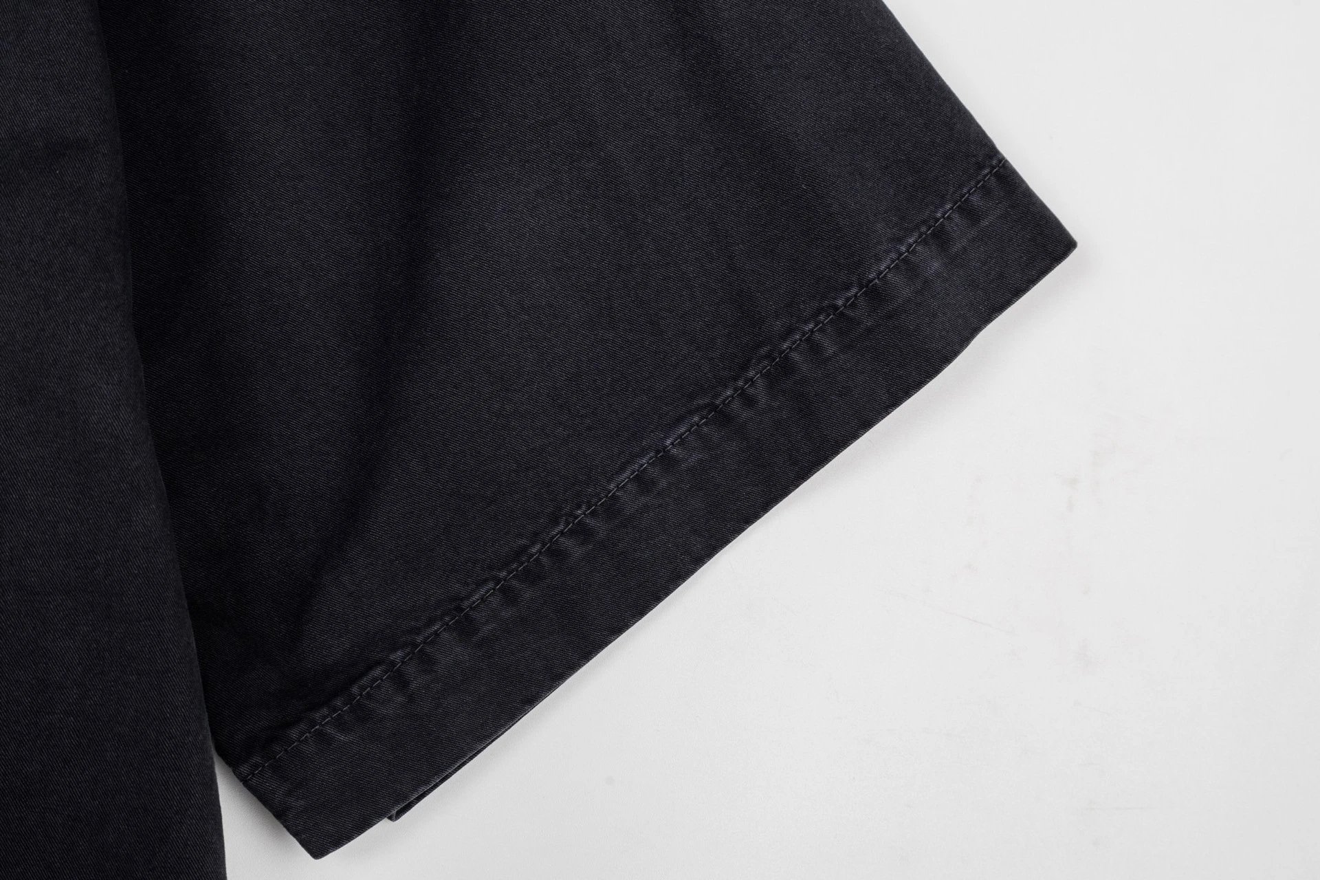 Stone Island Short-Sleeve Oversized Shirt Gray Tops Shirt - 19