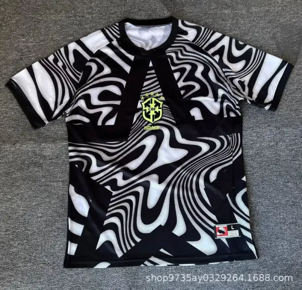 CBF Brazil National Team Psychedelic Pattern Jersey - 1