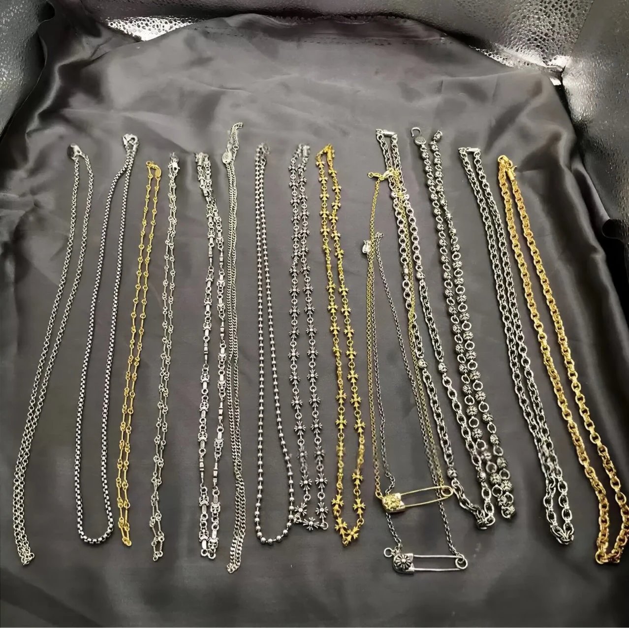 Design Silver Cable Chain Necklace Jewelry - 2