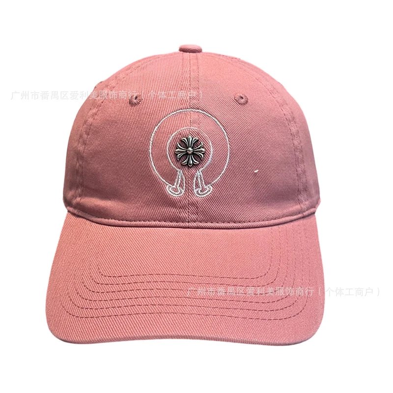 Chrome Hearts Hats Baseball Cap with Embroidered Cross and Horseshoe Motif image 5