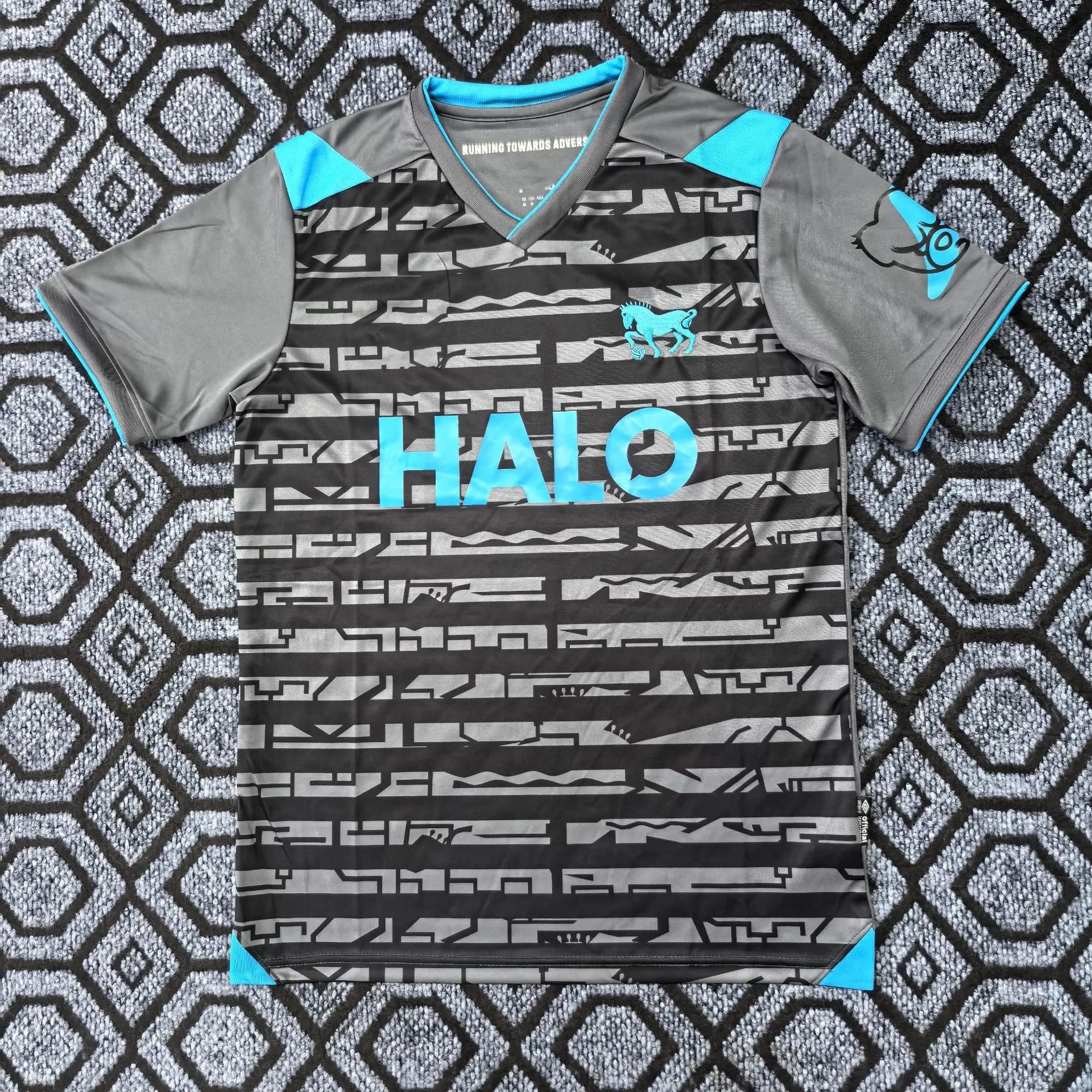 Omerta x Aplohit Bullet Stripe Jersey White Gold - 8