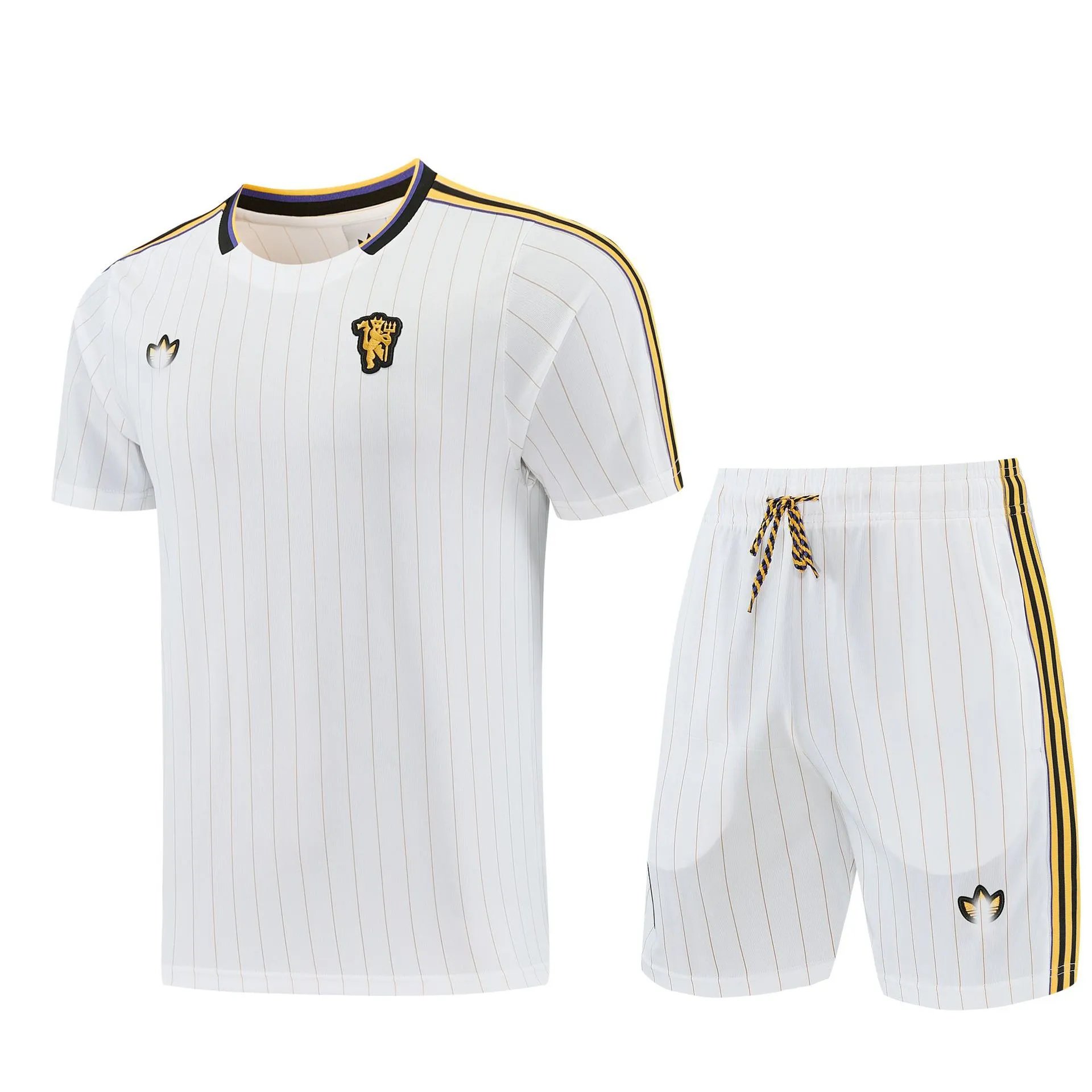 Chelsea FC x Adidas Originals Pinstripe Training Set White / Blue - 17