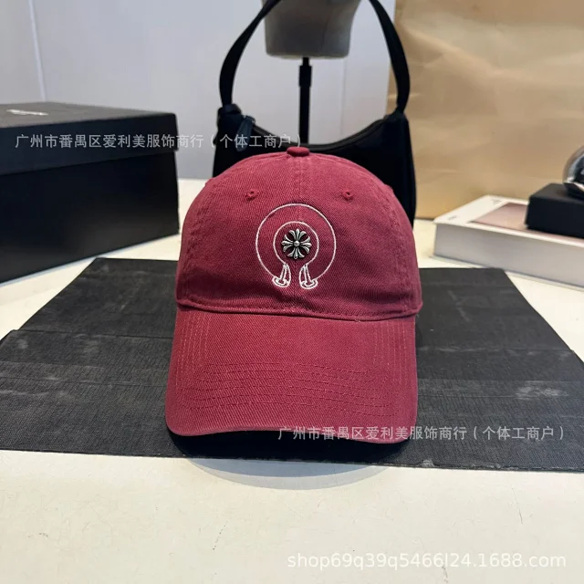 Chrome Hearts Hats Baseball Cap with Embroidered Cross and Horseshoe Motif product detail image 6