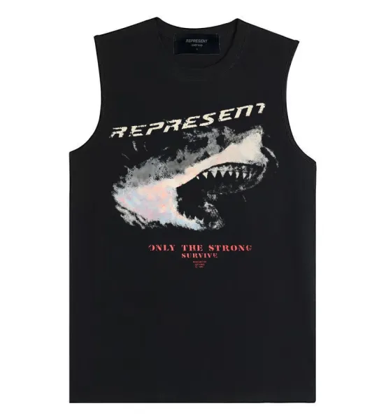 Represent Club Owners Brown Sleeveless Vest Vest Top - 6