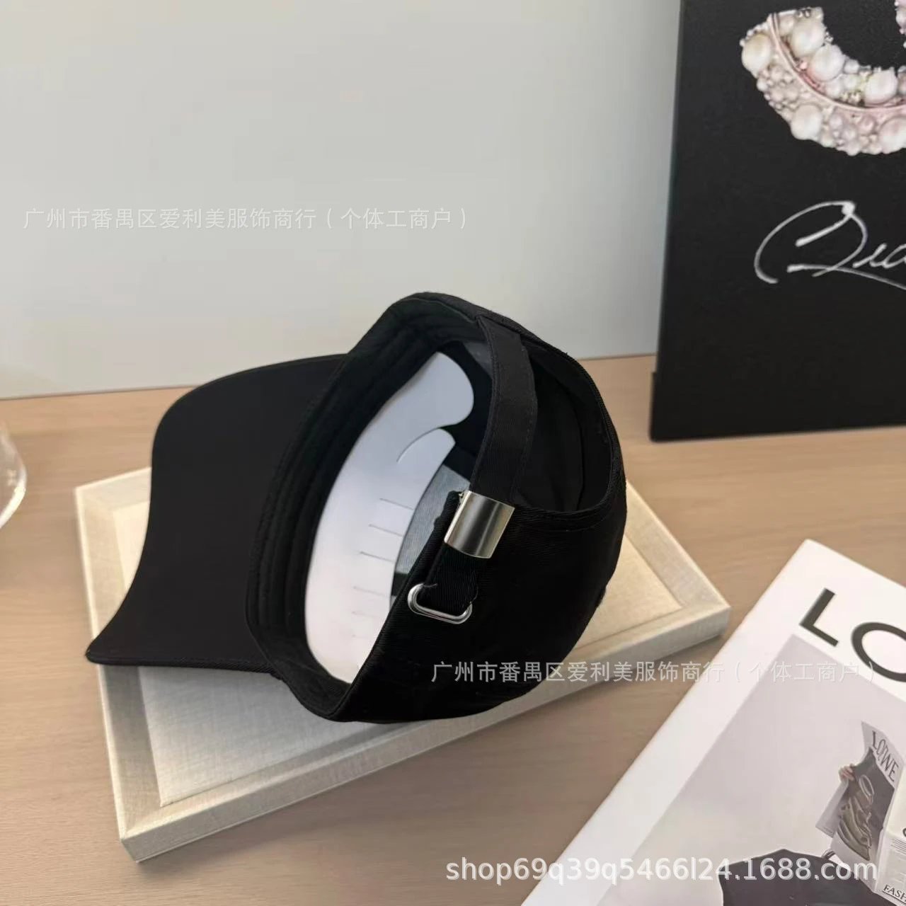 Design Embroidered Logo Beige Baseball Cap - 30
