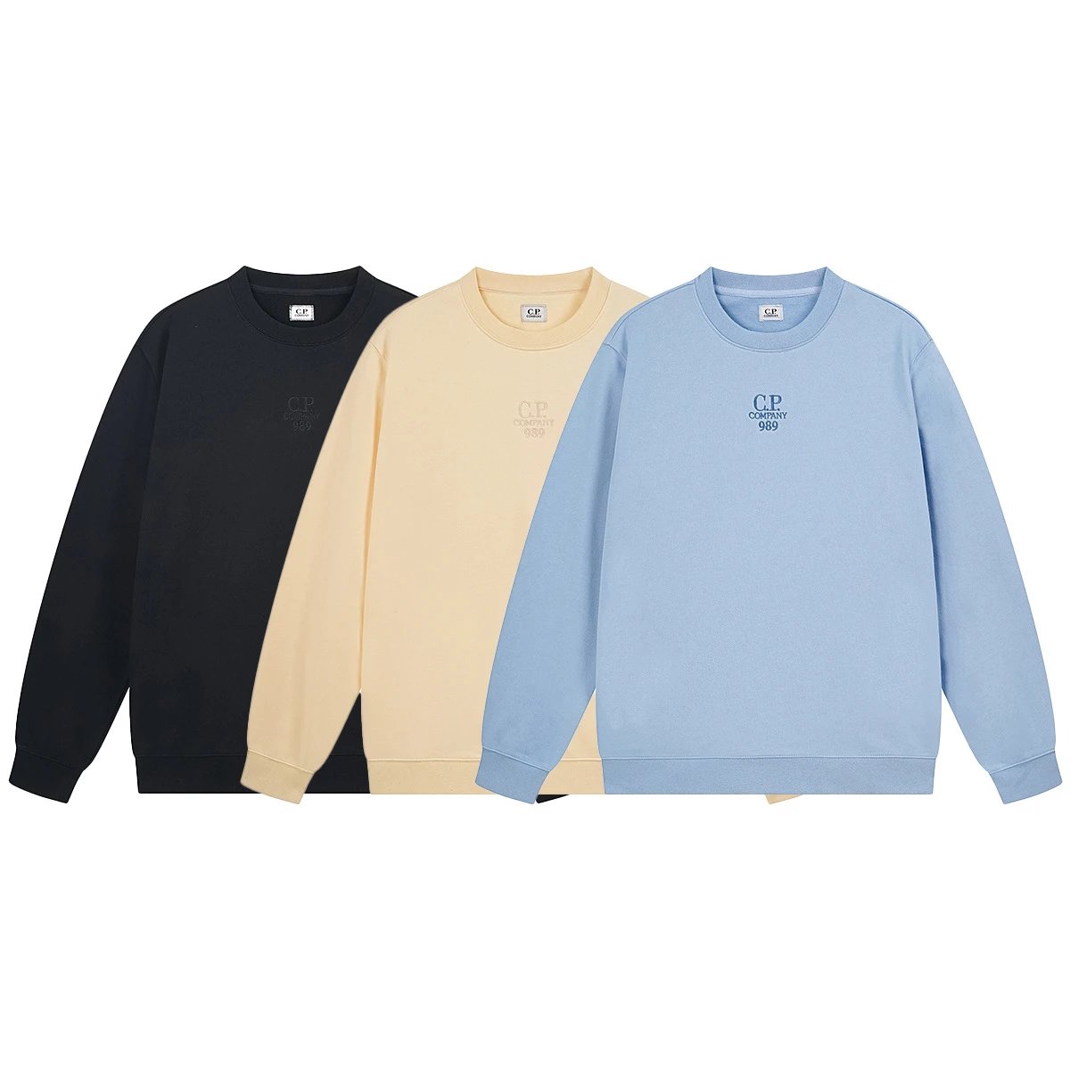 C.P. Company Logo Graphic Sweatshirt White Hoodie - 2