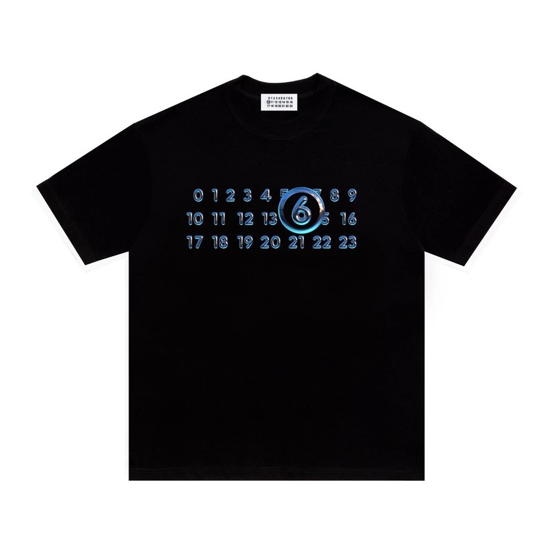 Maison Margiela Tabi Print White T-Shirt - 11