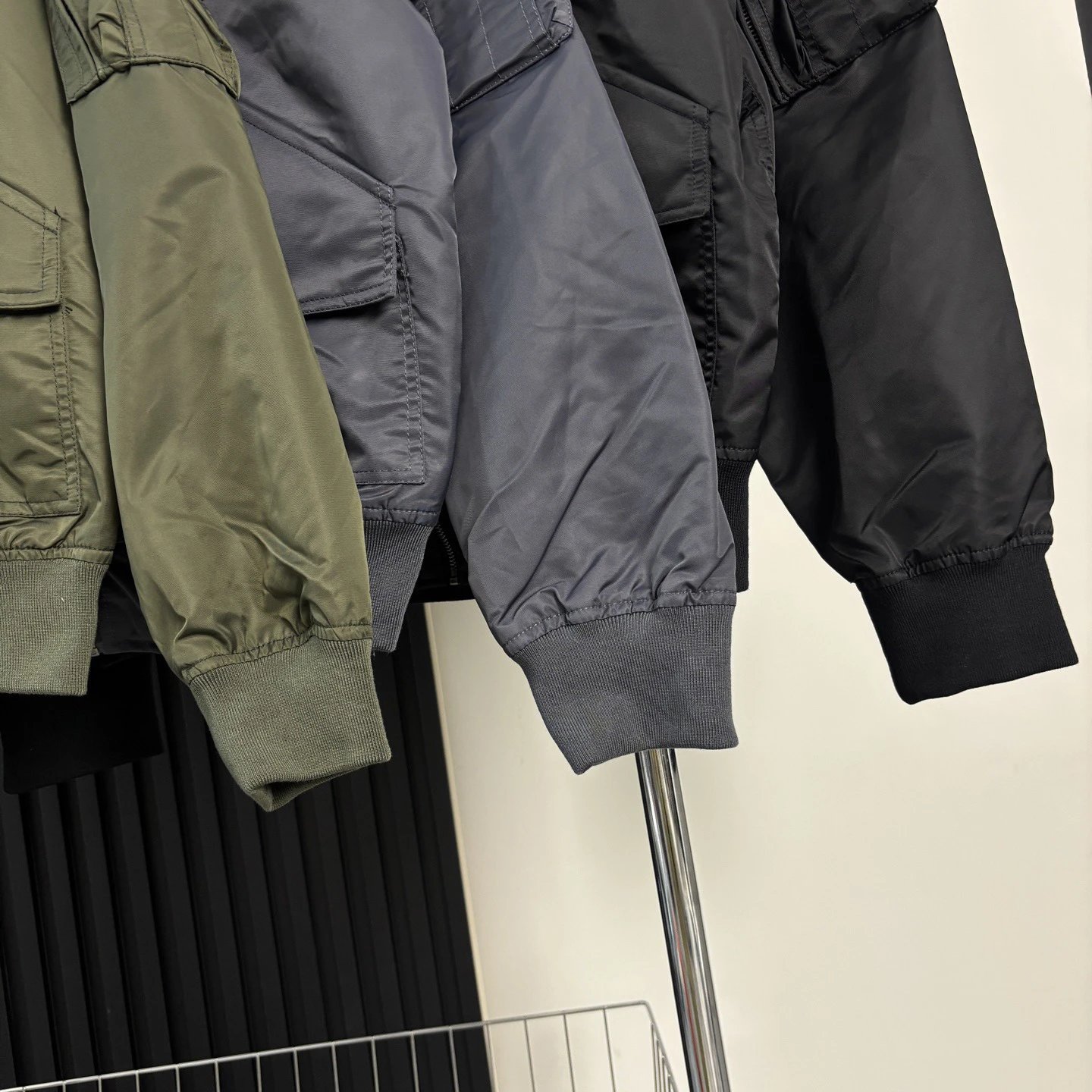 Stone Island Shadow Project MA-1 Bomber Jacket Army Green Jacket Outerwear Jacket - 10
