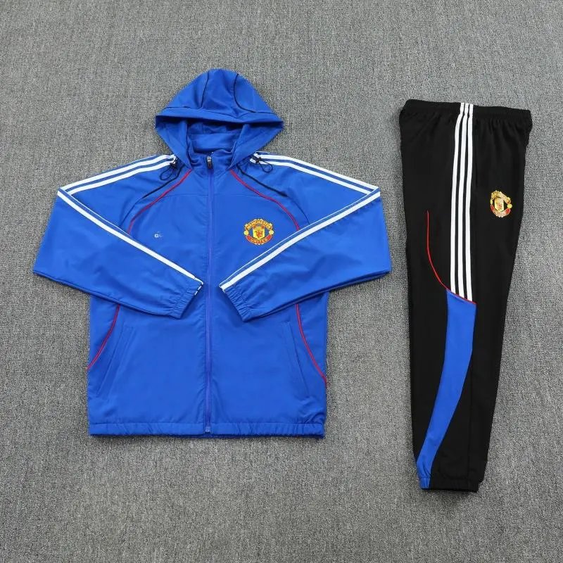 Adidas Manchester United Training Tracksuit Pink / Black - 12