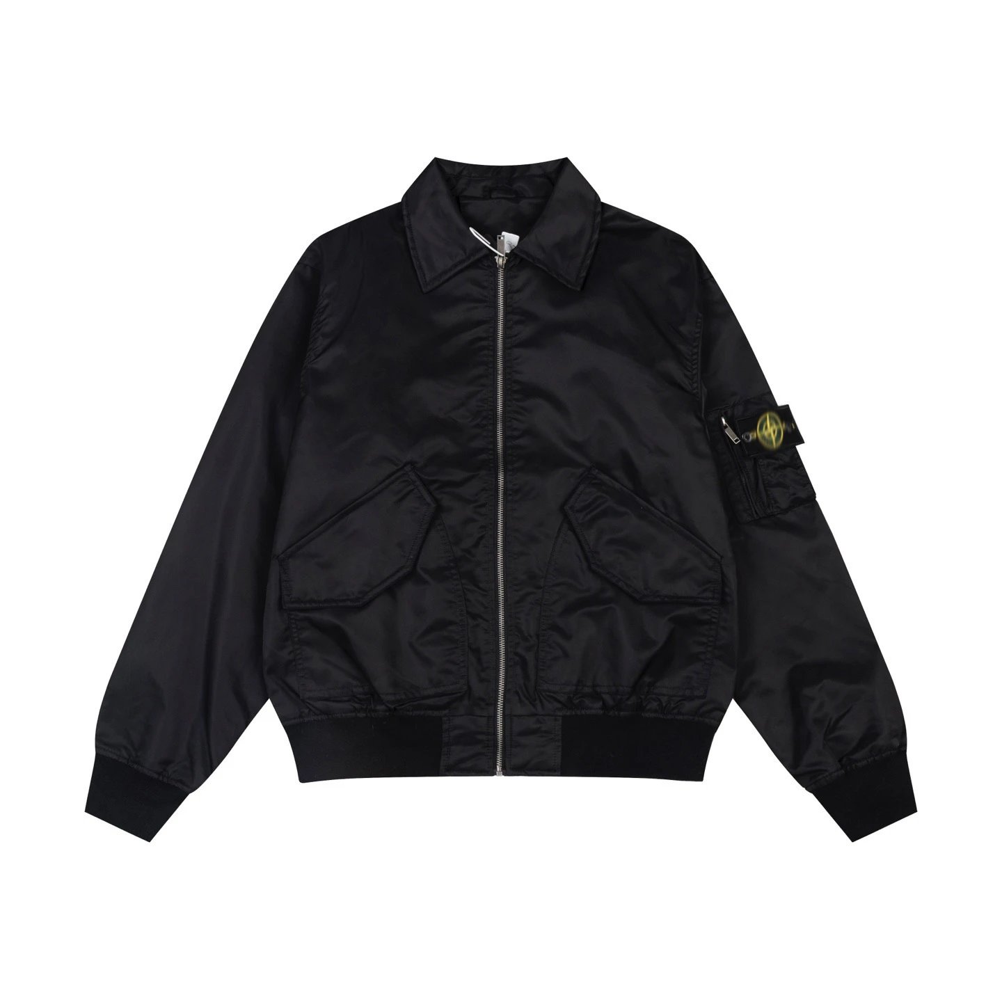 Stone Island Shadow Project MA-1 Bomber Jacket Army Green Jacket Outerwear Jacket - 15
