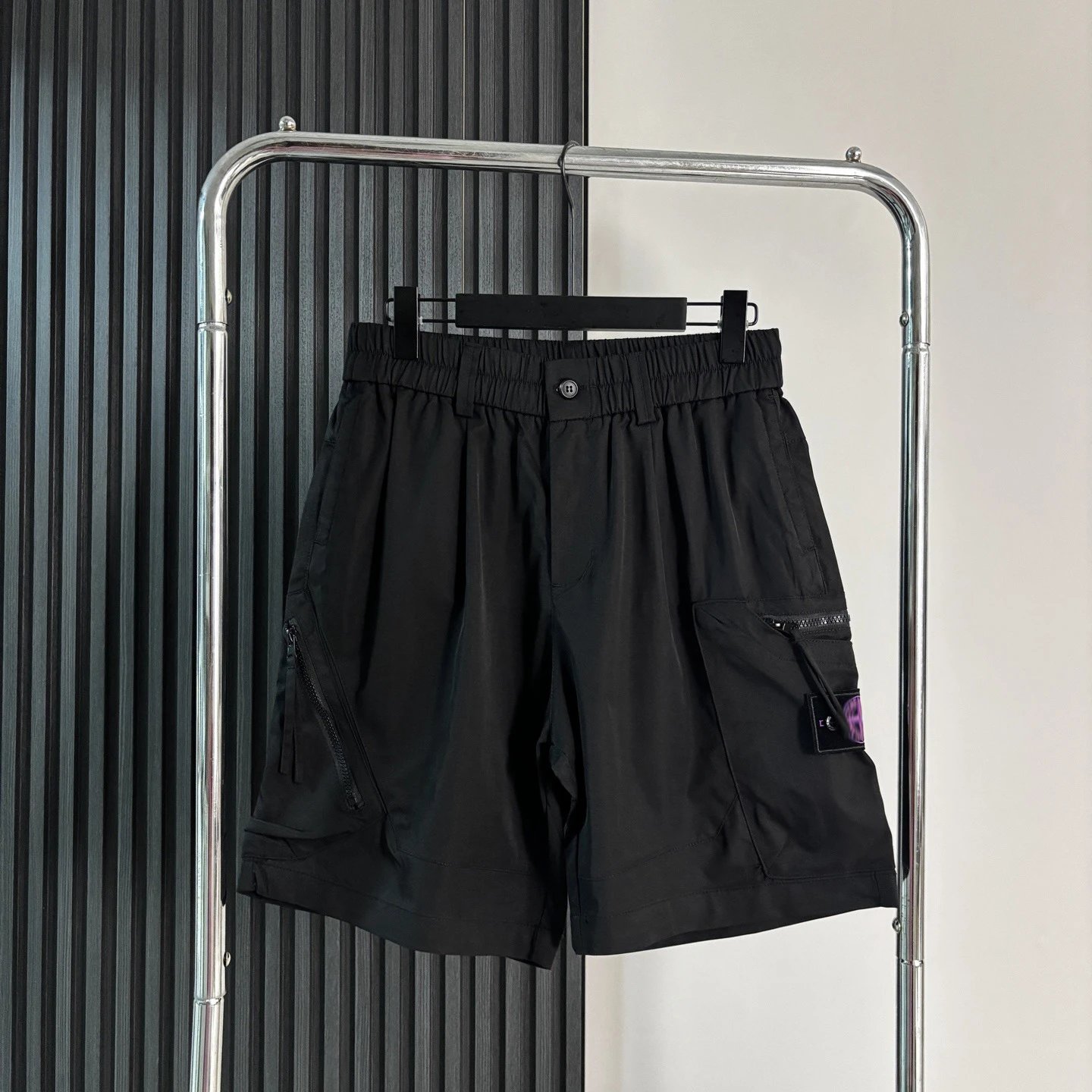 Stone Island Shadow Project Cargo Shorts Black - 4