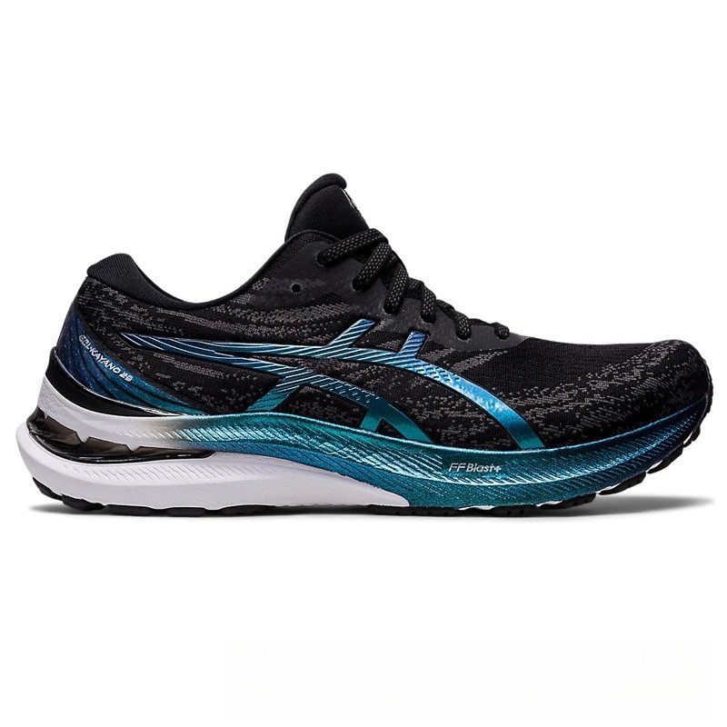 Asics Gel-Kayano 29 Black Blue Orange Running Shoes - 7