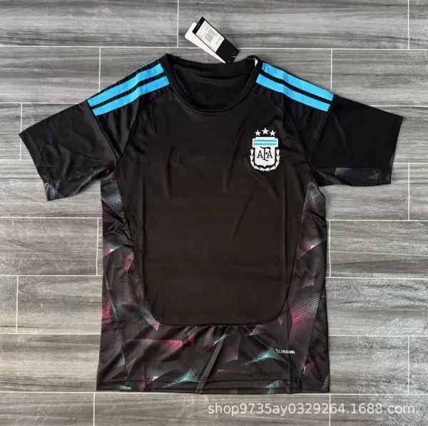 AFA Argentina National Team Training Jersey Black Multicolor - 1