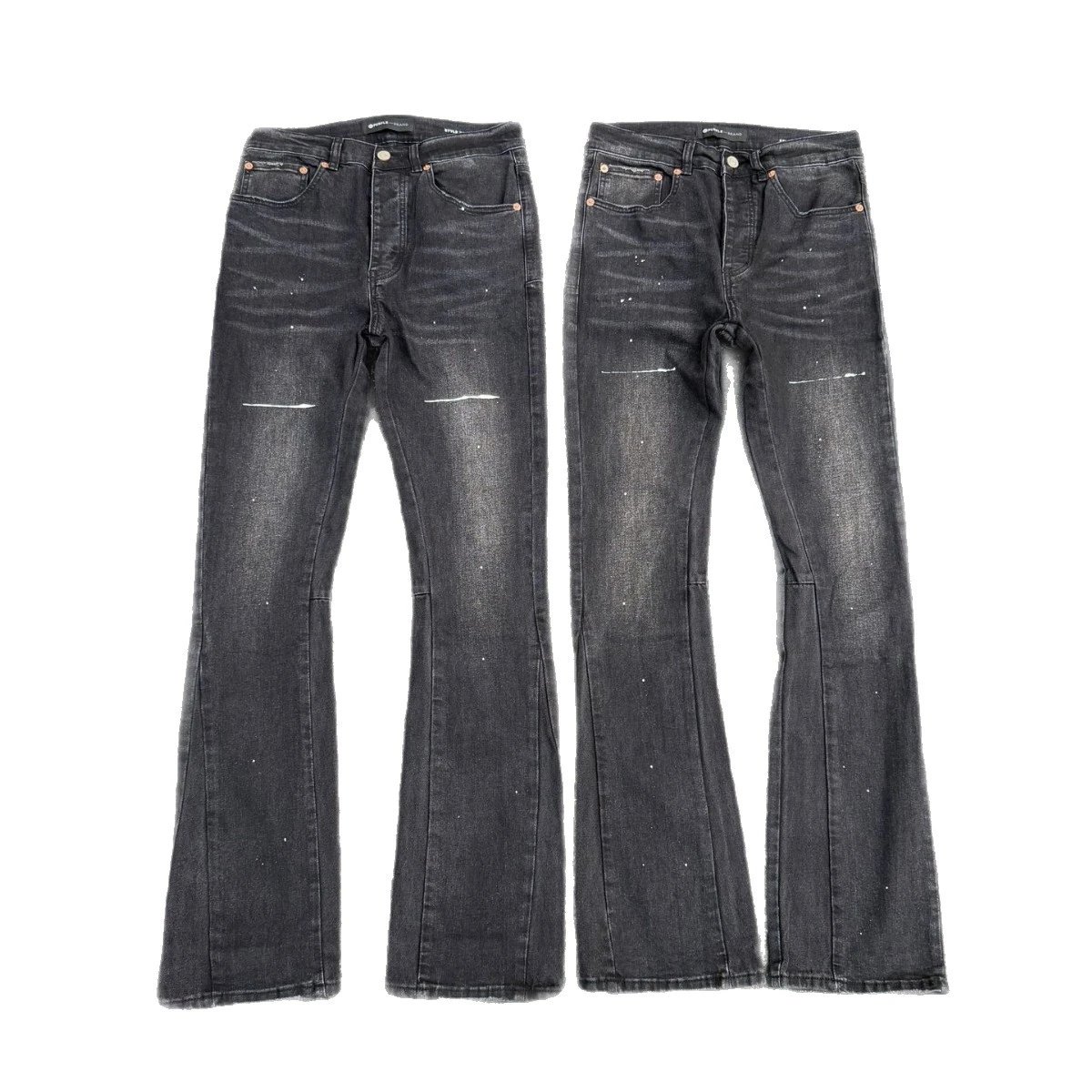 Purple Brand Jeans Style No. 00089, distressed washed denim image 5