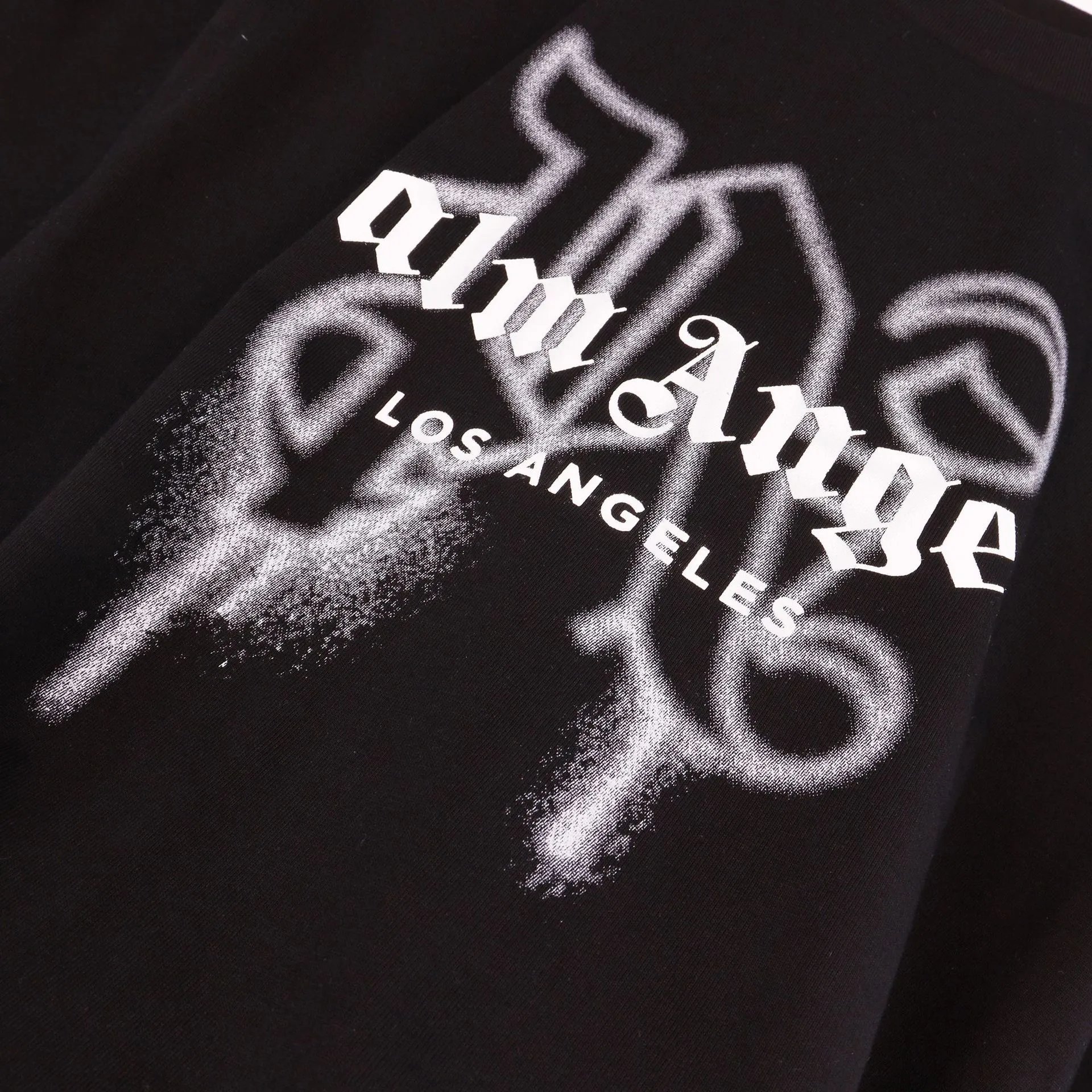 Palm Angels Palm Tree Print Oversized T-Shirt Black - 22