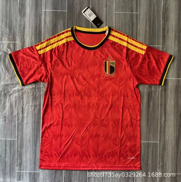 Design Belgium National Team 2022 Home Jersey Red Jersey - 1