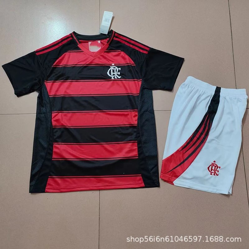 Design Feyenoord FC Home Kit Red White Black Jersey and Shorts Jersey - 14