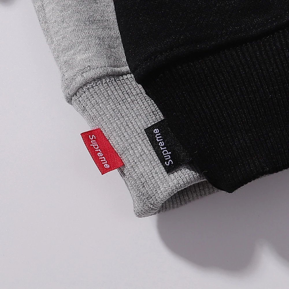 Supreme Logo Print Black Sweatpants - 10