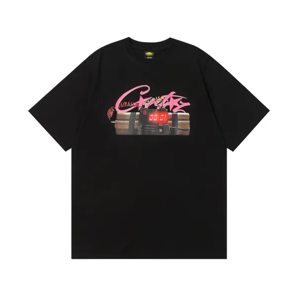 Design Bomb Timer Graphic T-Shirt Black - 1