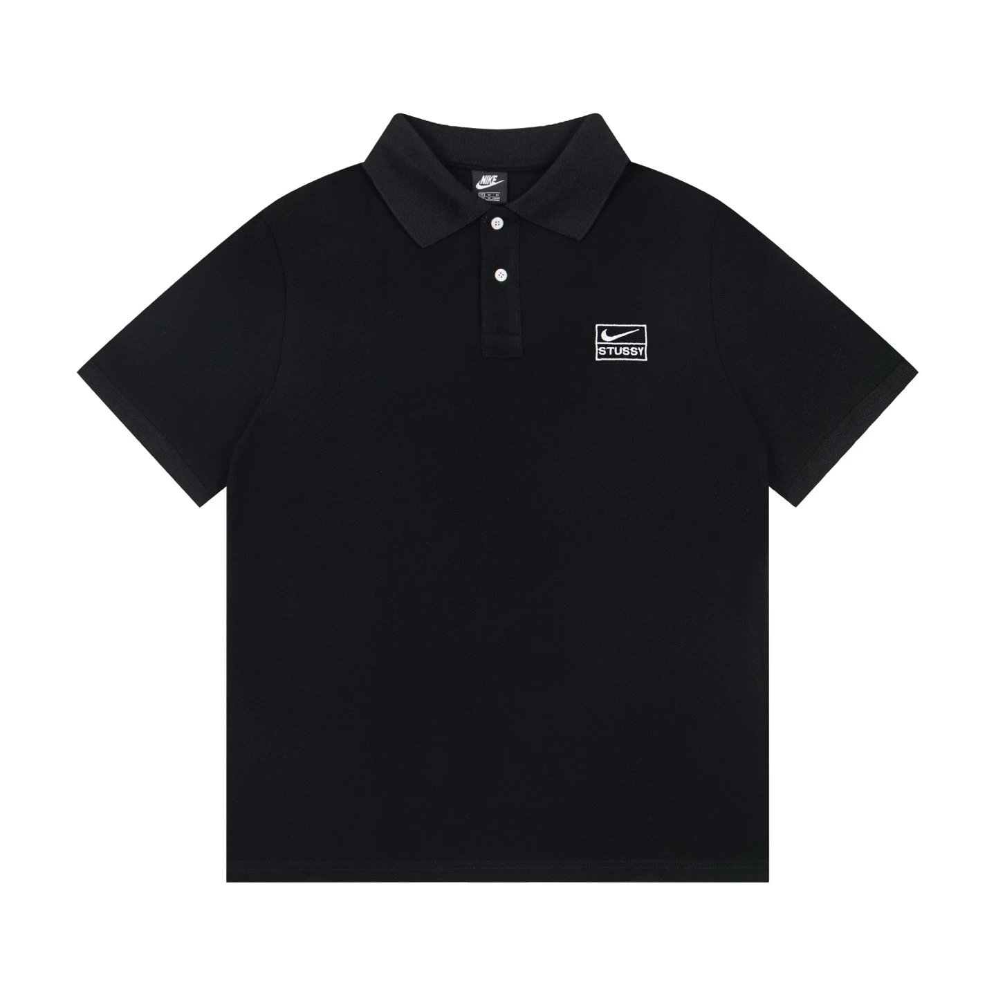 Stussy x Nike Polo Shirt Gray - 7
