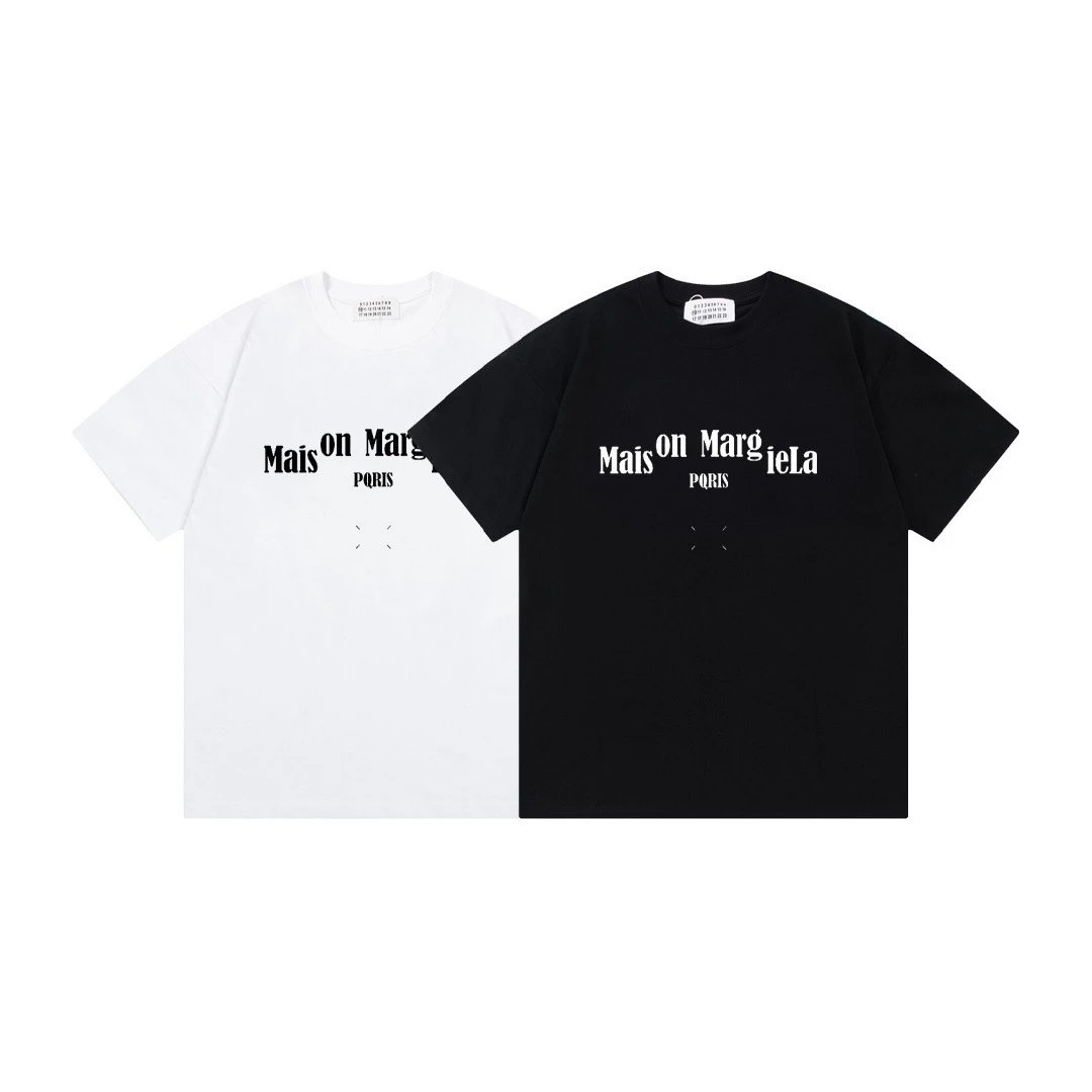 Maison Margiela Tabi Number 6 Washed Black T-Shirt - 30