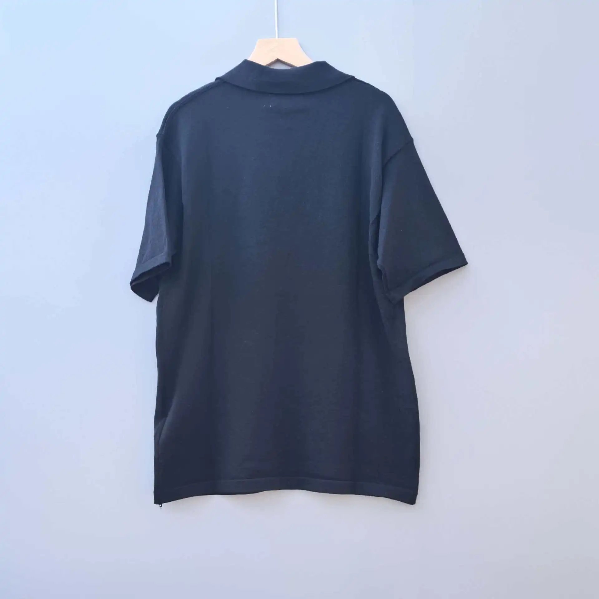 Stone Island Knit Polo Shirt Pale Yellow Tops Polo - 11