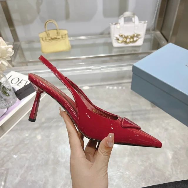 Unbranded High Heels Pointed-Toe Bow Slingback Stiletto product detail image 2