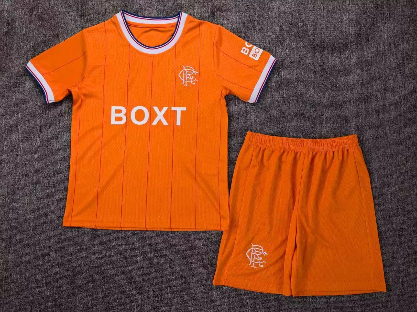 Castore Everton FC 2023-24 Third Kit Blue Swirl Jersey and White Shorts Sets - 29