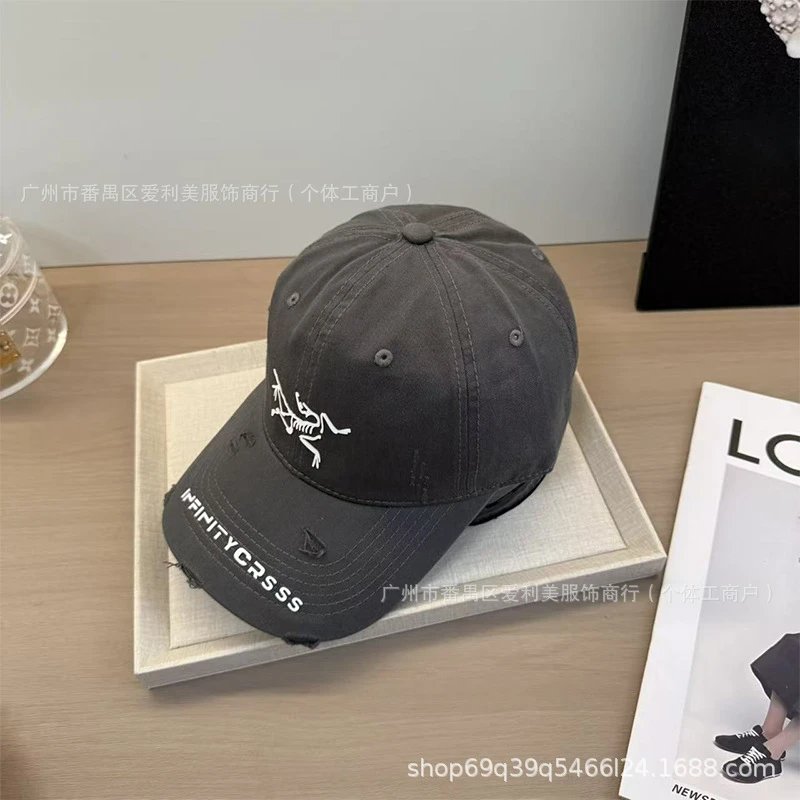 Arc'teryx x Infinitycrass Beige Distressed Baseball Cap - 8