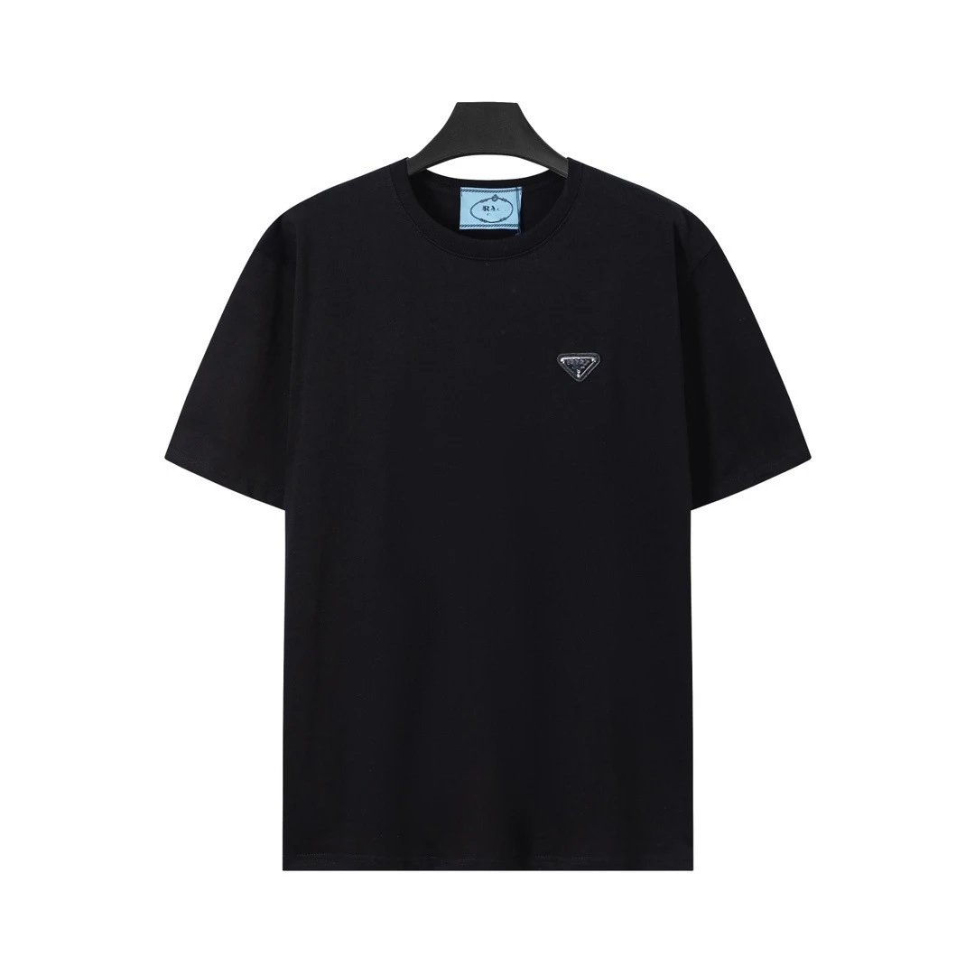 Prada Triangle Logo T-Shirt White T-Shirt - 22