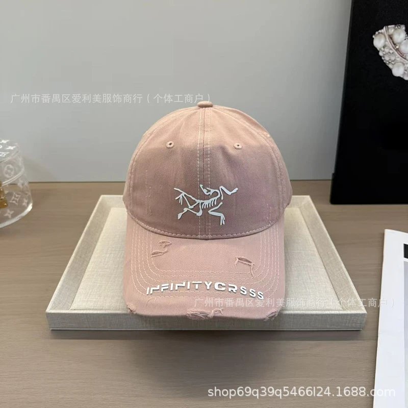 Arc'teryx x Infinitycrass Beige Distressed Baseball Cap - 23